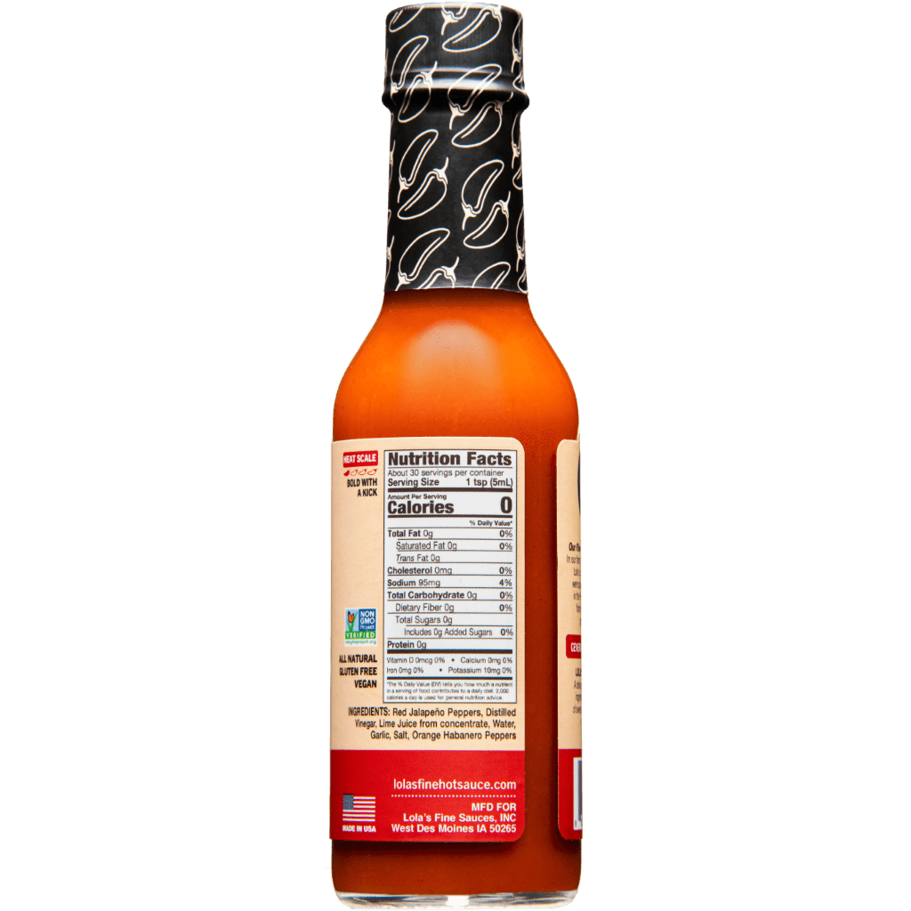 Lola's Fine Hot Sauce - Original Recipe - 6 Pack Bundle