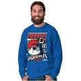 thumbnail image 4 of The Smurfs Cool Kanji Big Poppa Men's Long Sleeve Tee T Shirt Brisco Brands S, 4 of 6