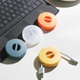 thumbnail image 1 of Ensemble de 4 Organiseurs de Câbles, Vides, Extensibles, Compacts et Polyvalents, pour Câbles USB, Câbles de Charge et Petits Accessoires (4 Pcs Rondes), 1 of 5
