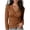 &151-Brown, variant on Womens Solid Wrap V Short Sleeve Shirts Dressy Casual Slim Fit Ruched Tops Fall Winter Trendy Outfit Blouse