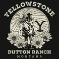 thumbnail image 2 of Women's Yellowstone John Dutton Ranch Montana  Graphic T-Shirt, 2 of 3
