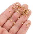 thumbnail image 4 of Uxcell Crushed Glass Glitters Colorful Irregular Glass Chips Chunky Gold, 4 of 7