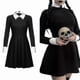 thumbnail image 1 of Addams Family Girl's Wednesday Addams Cosplay Costume, 1 of 5