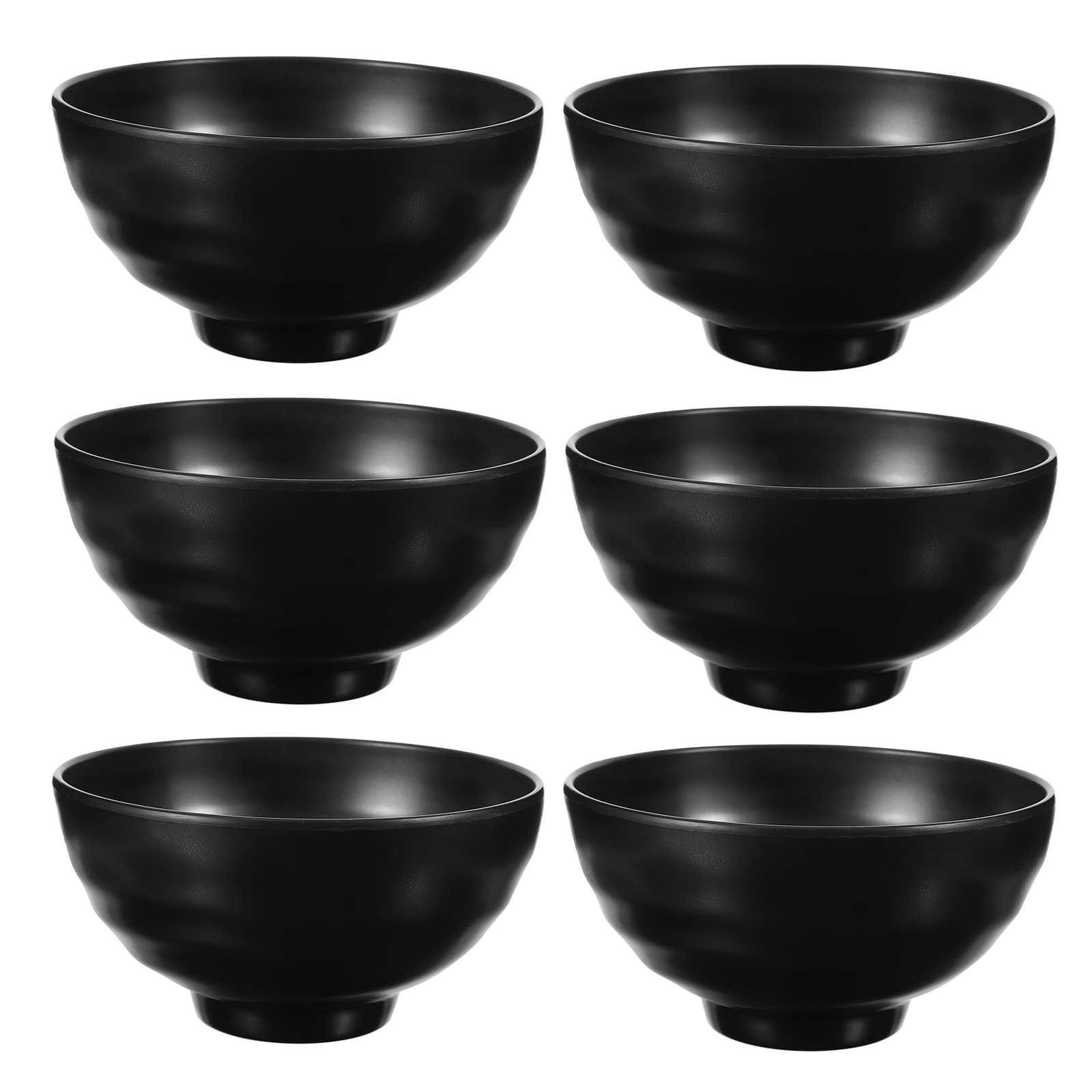 6pcs Japanese Style Bowls Salad Fruit Rice Bowls Serving Noodle Bowls