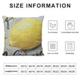 thumbnail image 5 of BANET Motivational Quote Throw Pillow Cover If Gives You Lemons Make Rectangle Pillow Cases Home Decorative Cushion Cover for Bed Sofa Yellow White Black 22x22in, 5 of 5