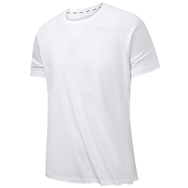 Cathalem Mens T Shirts Classic Heavyweight Cotton Tee,White M