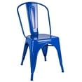 thumbnail image 2 of Blue with High Gloss Tolix Chair. 5 Chair Bundle by Chivari, 2 of 13