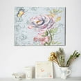 thumbnail image 6 of Gukieu Vintage Rose Print Horizontal Canvas Decorative Painting 12x16 Inch Shrinkage Resistant Frame Hanging Home Wall Art Decor, 6 of 6