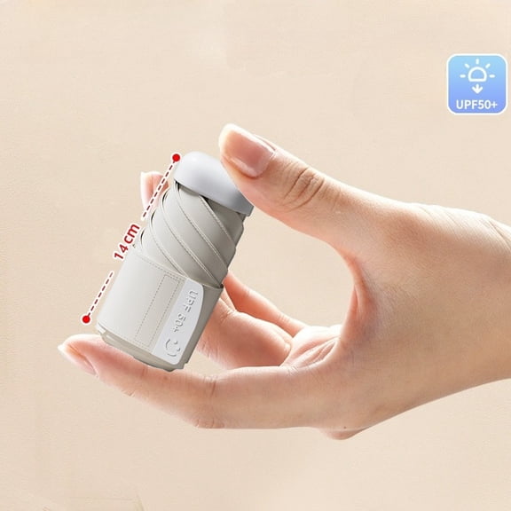 Mini Portable Travel Umbrella Ultra-Light Compact Folding Umbrella Rain & Sun UV Protection for Kids Women Girls Travel Outdoor