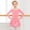 Pink, variant on Girls Leotard Dress, Long Sleeve Solid Color with Attached Skirt, Ballet Practice Wear, Dance Class & Recital Costume Pink 120