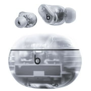 Open Box Beats Studio Buds Wireless Noise Cancelling Earbuds Transparent MQLK3LL/A