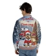 thumbnail image 5 of Santa is Coming Yorkshire Terrier Merry Christmas Xmas Noel Truck Tree All Over Print 3D Baseball Jacket Yorkie Dog Lover Gifts Bomber Jacket Softball - 02023, 5 of 6