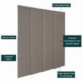 thumbnail image 4 of Chicology Adjustable Sliding Panel Blinds. Dried Sage, 46"-86"W X 0"-96"H, 4 of 9