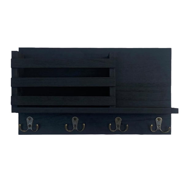 Ganchos para colgar en la pared, llavero para pared, soporte decorativo para correo con ganchos para llaves, perchero resistente para colgar abrigos, llaves, sombreros y batas O8B4