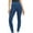 Dark Blue-02, variant on REALiKUN High Waisted Cargo Pants for Women Stretch Slim Fit with Side Pockets Elastic Waist Casual Leggings Trendy Street