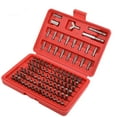 thumbnail image 1 of DOLITY Extra Long Tournevis Bit Set de Sécurité 1/4 Chrome Vanadium Boîte à Outils à Vis 105pcs, 1 of 5
