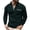 Dark Green, variant on TIANZEN Men's Spring And Summer Daily Casual Patchwork Checkered Lapel Long Sleeved Top Mens Colla Shirt