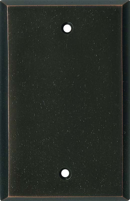 Distressed Antique Bronze Blank Wall Plates