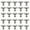 25PCS, variant on Cabinet Knobs Handle Stainless Steel Drawer Handle Furniture Door Dresser Kitchen Bathroom Hardware Accessory