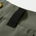 thumbnail image 5 of hotojiny Cargo Shorts for Men Stylish Colorblock Outdoor Hiking Shorts Casual Button Zip up Fishing Shorts with Multi-pockets, 5 of 6