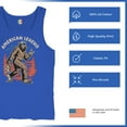 thumbnail image 6 of American Legend Bigfoot Tank Top Patriotic Funny Sasquatch Fan 4 July USA Flag Beer BBQ Tailgate Party Men's Top, 6 of 7