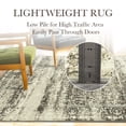 thumbnail image 5 of GlowSol 10' x 13' Area Rug Large Floral Rugs Vintage Distressed Floor Carpet Non-Slip Non-Shedding Rugs for Living Room Bedroom, Brown, 5 of 6
