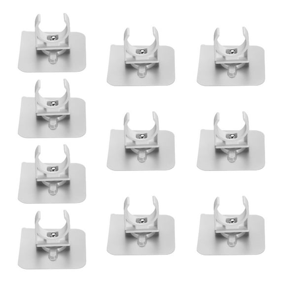 YIEMEEN 10pcs Pipe Support Clip Easy To Install PVC Designs Pipe Fasteners Pipe Anchors Great for Securing Pipes & Cables