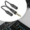 thumbnail image 6 of Y Splitter Adapter Speaker Cable Jack Connector PVC Material for Musicians Studio and Live Performers, 6 of 9