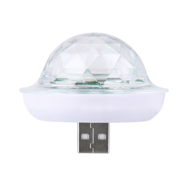 Xmas Mini Teléfono Disco USB Etapa KTV Partido RGB Light Club LED Lámpara DJ Smart Home Accesorios