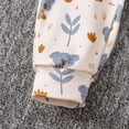 thumbnail image 5 of 2-Pack Baby Boys Jogger Pants Soft Stretch Cotton Solid Color Elastic Waist Casual Bottoms Black，Gray，Green,Navy,Cream.Size 6M-4Y, 5 of 7