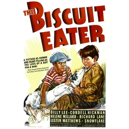 - The Biscuit Eater From Left Cordell Hickman Promise The Dog Billy Lee 1940 Movie Poster Masterprint
