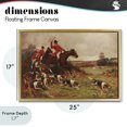 thumbnail image 5 of Stupell Industries Rustic Lodge Hunting Dogs in Countryside Gold Floating Frame Canvas Art, 25 x 17, by Tina Higgins Designs Inc., 5 of 9