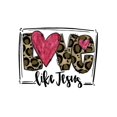 thumbnail image 3 of Camiseta informal con estampado artístico de corazón para San Valentín para mujer, ropa de Año Nuevo, camisetas gráficas, tops para mujer, 3 of 5