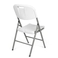 thumbnail image 4 of Set de 4 Sillas Plegables Resistentes para Exterior con Asiento de Plástico y Estructura de Metal Para Jardín, Eventos y Fiestas, 4 of 5