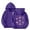 Dark Purple, variant on Weebloom Cute Toddler Girls Hoodies Bow Long Sleeve Hoodies Sweatshirt Tops Pullover With Pocket Pink 3-4 Years