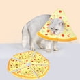 thumbnail image 1 of CBFFDC Pet Cone Collar for Surgery Recovery Adjustable Drawstring Pet Collar Pizza Cartoon Cute Design Soft Fabric Post Surgery Collar, 1 of 6