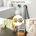 thumbnail image 3 of 8 Pack Bathroom Suction Cup Hooks - No Drill Twist-Lock Suction Hooks, Premium Stainless Steel (Rose Gold/Gold) Anti-Fall Hooks for Tile, Glass, Mirror - Holds Towels, Robes, 3 of 5