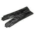 thumbnail image 2 of QECEPEI Winter Long Leather Gloves for Women Full Touchscreen Opera Evening Dress Elbow Length Gloves for Ladies Velvet Liner M, 2 of 6