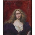 thumbnail image 2 of Carolus-Duran 12x14 Gold Ornate Wood Frame and Double Matted Museum Art Print Titled - Natalie Barney (ca. 1900), 2 of 4