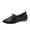 Black, variant on Zapatos Womens Shoes Ladies Fashion Solid Color Leather Pointed Lace Up Flat Soft Bottom Shallow Casual Shoes Red Asian Size 38