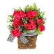 thumbnail image 2 of Cesta Colgante de Flores de Simulación de Primavera para Decoración de Patio Al Aire Libre, Puerta, Sala de Estar, 2 of 7