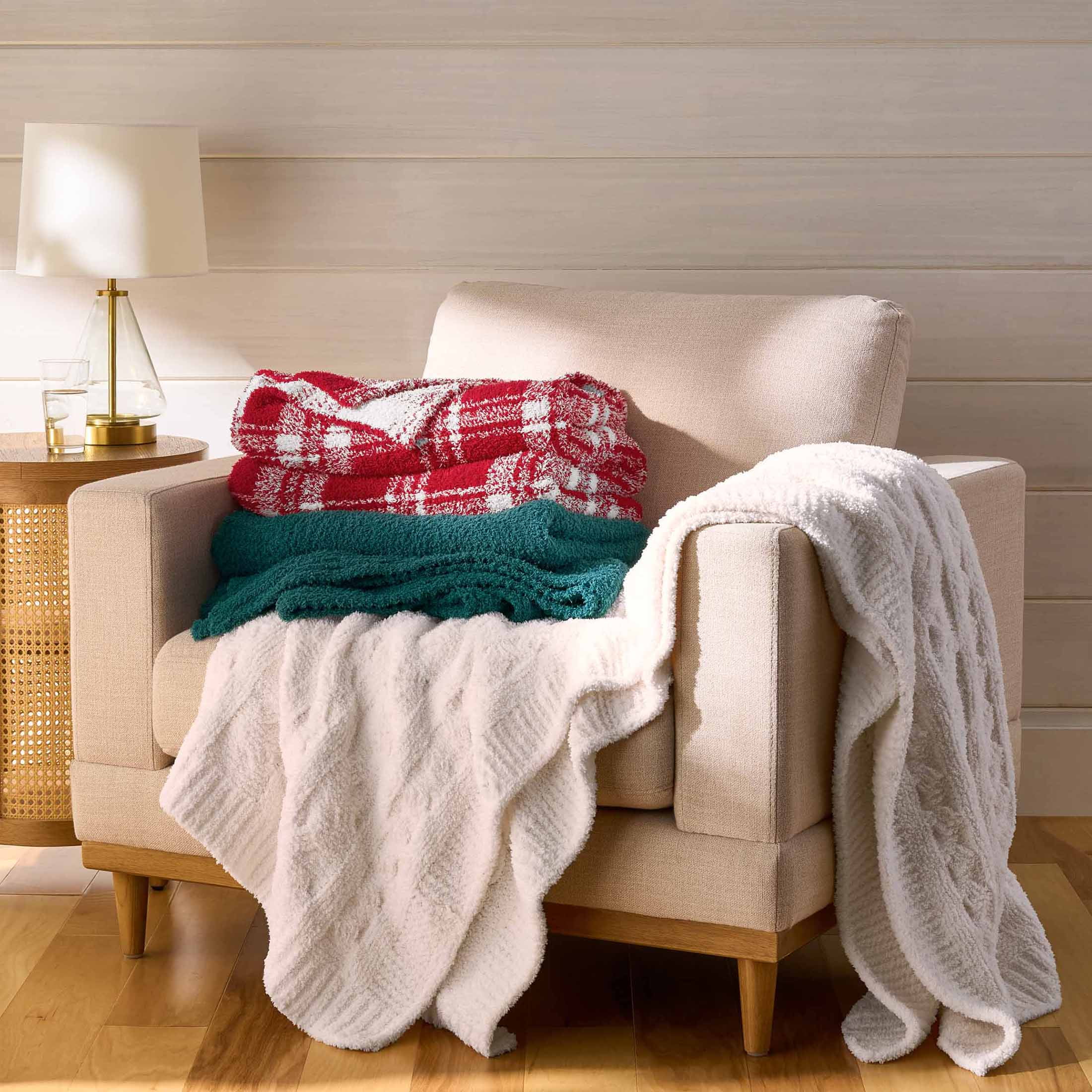 Better Homes Gardens Soft Green 50X72 Cozy Knit Throw Walmart