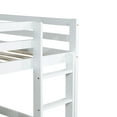 thumbnail image 4 of Miniyam Wood Twin Over Twin Bunk Bed for Kids, White, 4 of 7