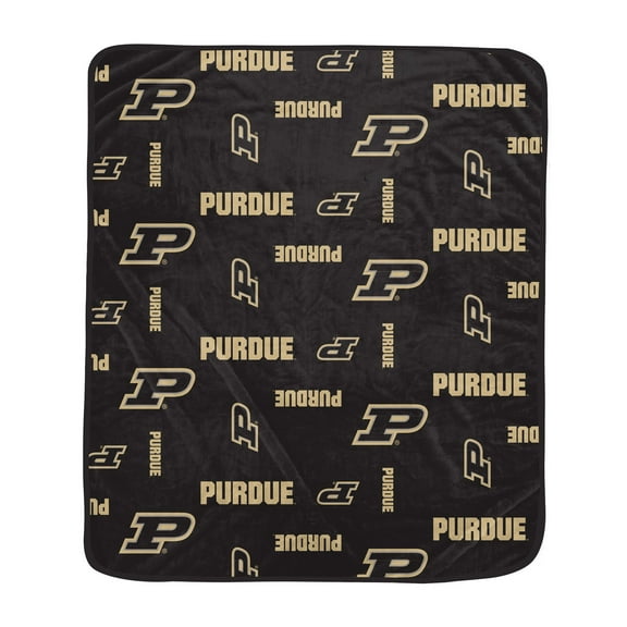 Pegasus Purdue Boilermakers 60" x 70" Homefield Flipped Wordmark Ultra Soft Blanket
