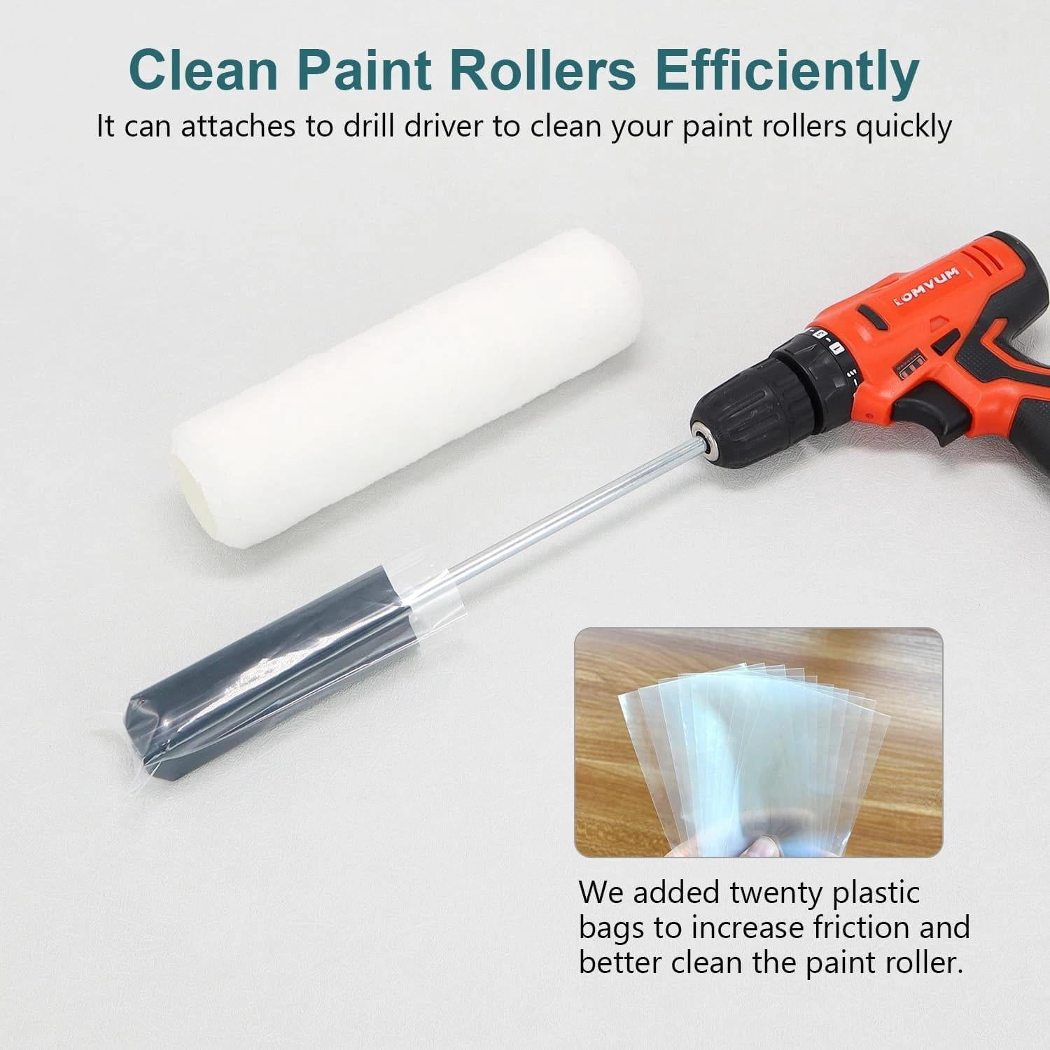 Paint Roller Cleaner Dryer Washer Cleaning Tool for Paint Rollers, Fit 9’’ to 18