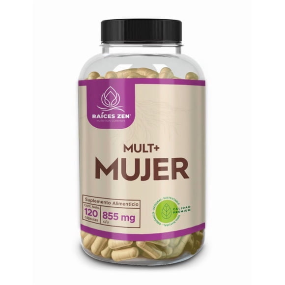 Multivitaminico Mujer Raíces Zen 120 Cápsulas
