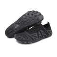 thumbnail image 3 of lnmuld Men Women Barefoot Shoes, Breathable Mesh Shoes for Water Yoga Fitness Hiking Color:Black,Size:5.5, 3 of 6