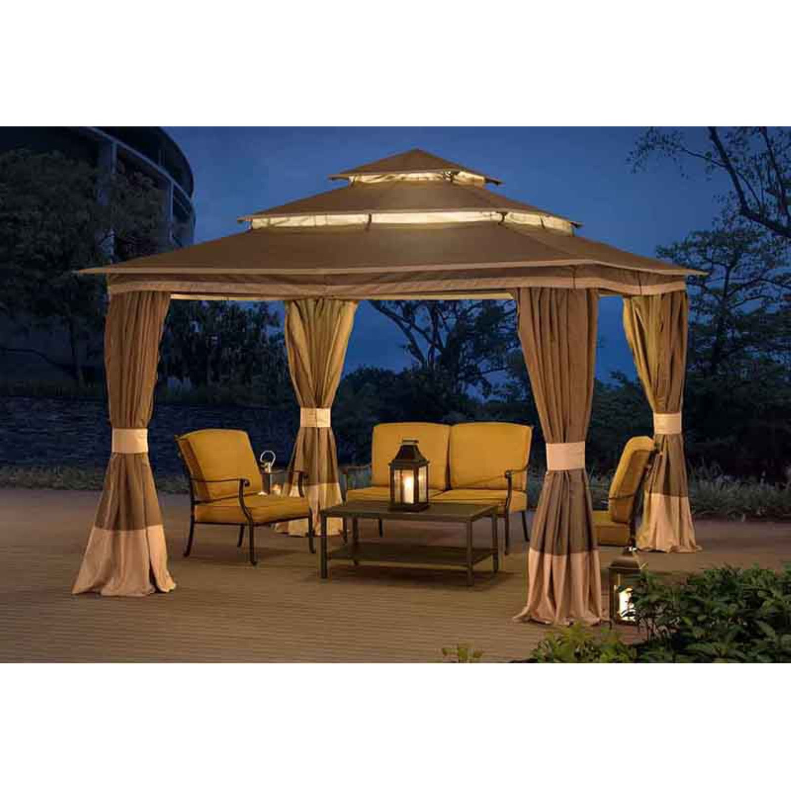 Sunjoy Tierney Gazebo with netting by SunNest Service LLC