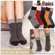 thumbnail image 2 of Calcetines EBMORE de lana merino para mujer, térmicos de invierno, 5 pares, 2 of 7