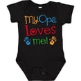 thumbnail image 3 of Inktastic My Opa Loves Me Boys or Girls Baby Bodysuit, 3 of 5